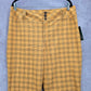 Wild Fable Yellow Plaid Straight Boho Flare Wide Leg Dress Bottom Pants Plus 16