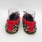 Sperry Leopard Print Red Brown Spotted Flats Size 7 Medium A-13 CH73