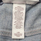 Liz Lange Maternity Blue Distressed Cotton Stretch Jeggings Jeans Pants Large
