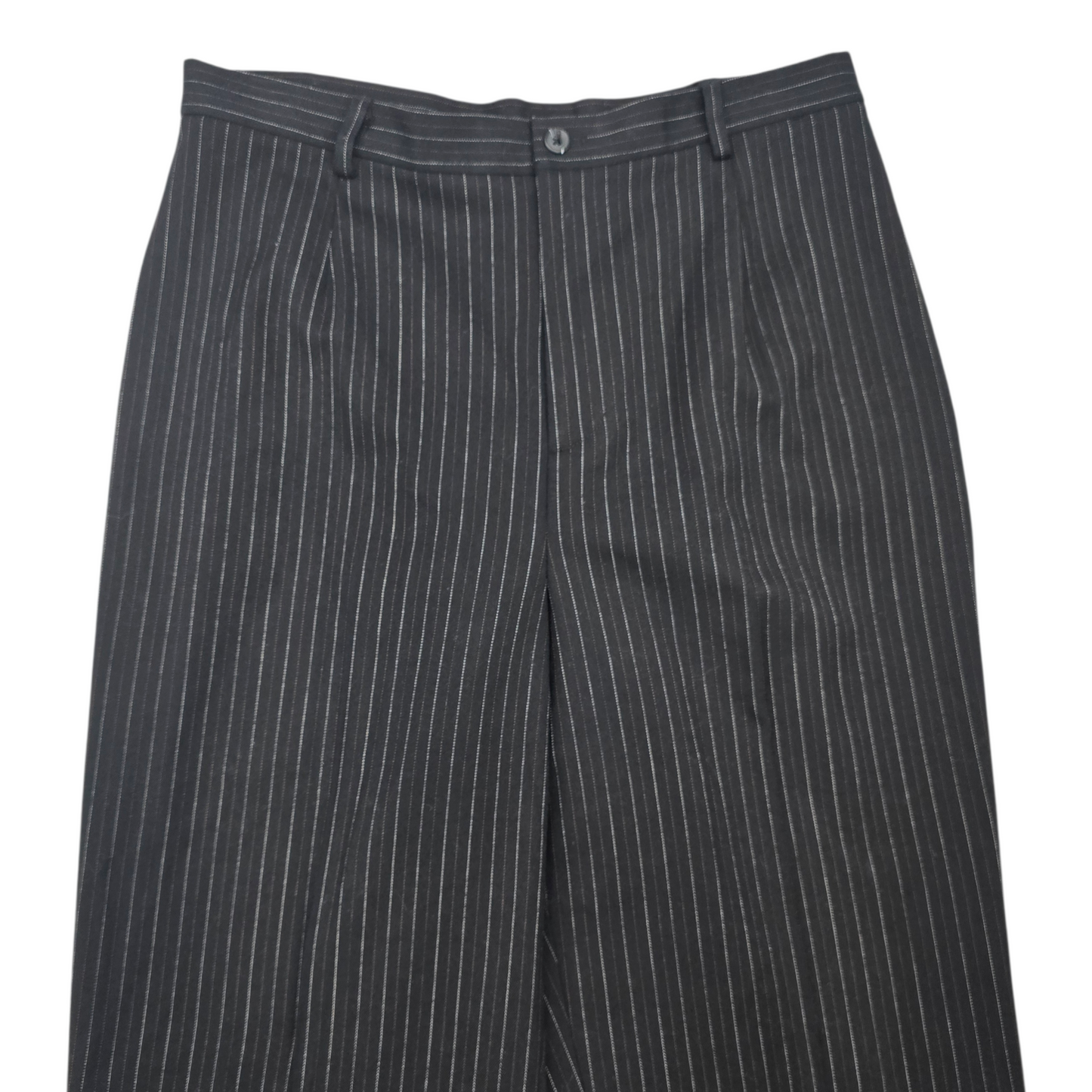 Rafaella Black Pin Stripe Formal Business Work Interview Straight Leg Pants 12P