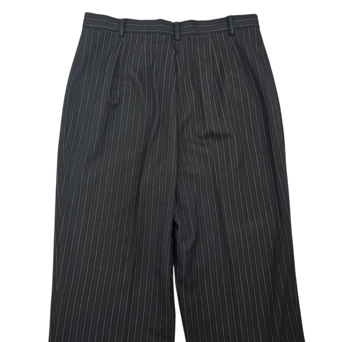 Rafaella Black Pin Stripe Formal Business Work Interview Straight Leg Pants 12P