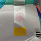 Colorful Y2K Swim Resort Beach Vacation Stripe Grunge Tropical Goth Bikini Top Large