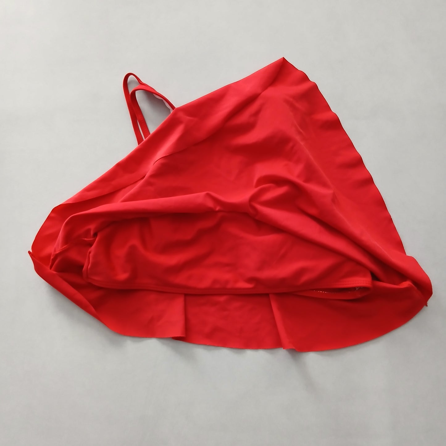 Red Y2K Swim Resort Beach Vacation Grunge Tropical Goth Bikini Top Large
