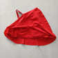 Red Y2K Swim Resort Beach Vacation Grunge Tropical Goth Bikini Top Large