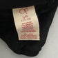 Black Y2K VTG Swim Tropical Resort Beach Grunge Goth Vacation Bikini Top Large