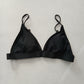 Black Boho Y2K VTG Swim Grunge Resort Beach Goth Vacation Bikini Top Large