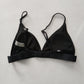 Black Boho Y2K VTG Swim Grunge Resort Beach Goth Vacation Bikini Top Large