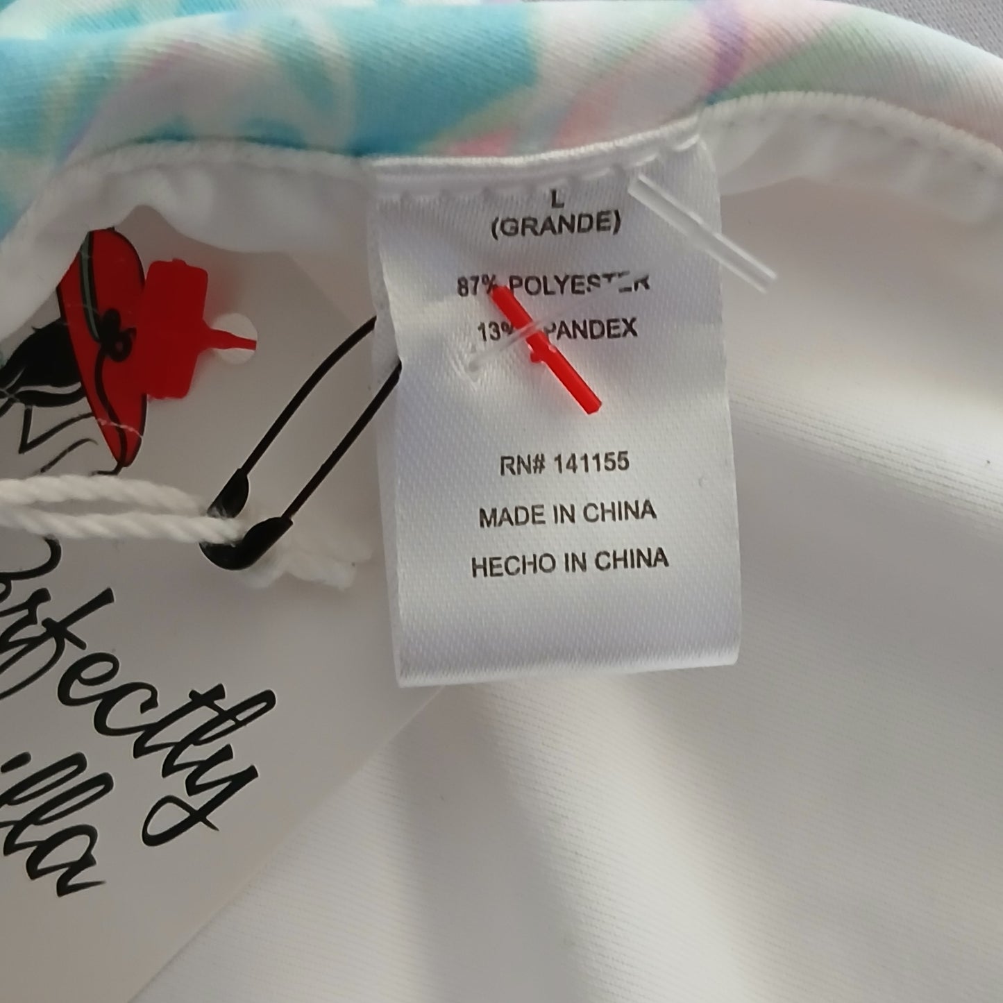 White Y2K VTG Sports Bra Boho Tie Dye Activewear Yoga Workout Top Large