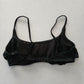 Black Boho Y2K VTG Swim Grunge Resort Beach Floral Vacation Bikini Top Large