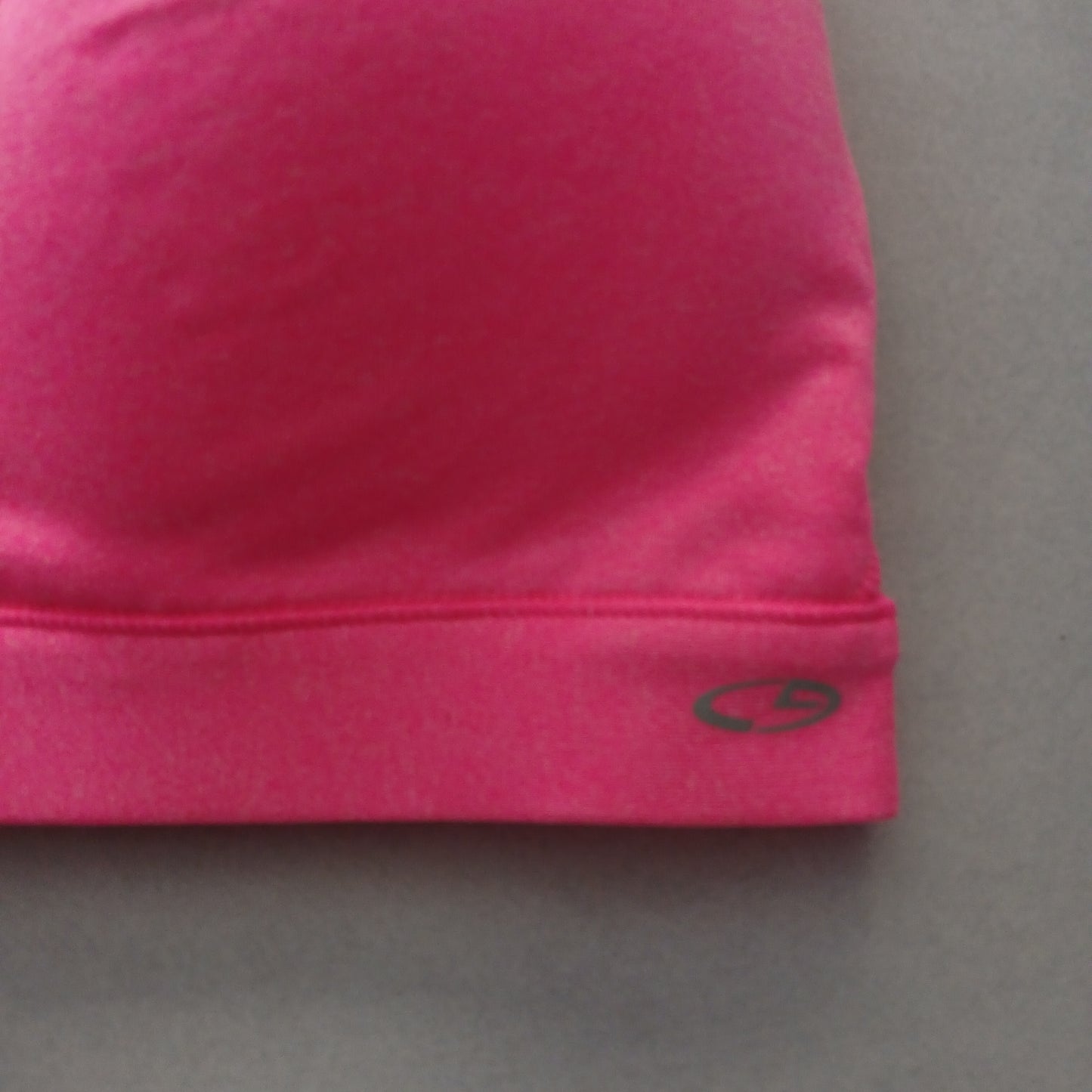 Pink Y2K VTG Sports Bra Activewear Duo Dry Champion Workout Top Large 34DD