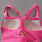 Pink Y2K VTG Sports Bra Activewear Duo Dry Champion Workout Top Large 34DD