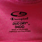 Pink Y2K VTG Sports Bra Activewear Duo Dry Champion Workout Top Large 34DD