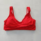 Red Boho Y2K VTG Swimwear Tropical Resort Beach Gunge Vacation Bikini Top Large