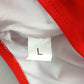 Red Boho Y2K VTG Swimwear Tropical Resort Beach Gunge Vacation Bikini Top Large