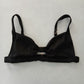 Black Boho Y2K VTG Swimwear Tropical Resort Beach Vacation Bikini Top Large