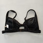 Black Boho Y2K VTG Swimwear Tropical Resort Beach Vacation Bikini Top Large
