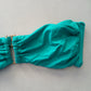 Green Y2K VTG Bandeau Swimwear Tropical Baddie Beach Vacation Bikini Top Large