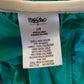 Green Y2K VTG Bandeau Swimwear Tropical Baddie Beach Vacation Bikini Top Large