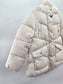 Zara Kids White Puffer Hooded Zipper Cozy Winter Chic Ski Resort Girls Jacket 5