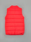 Puma Orange Y2K Active Sporty Girls Toddler Puffer Cozy Jacket Vest XS 5/6
