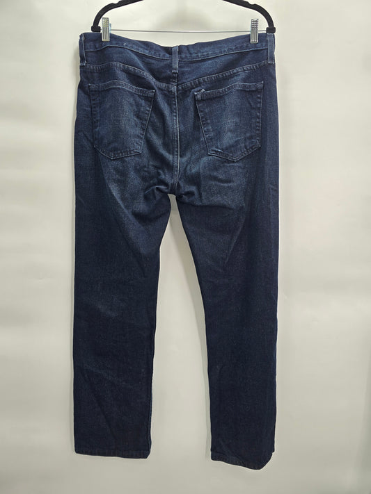 Faded Glory Blue Y2K Work Utility Cowboy Mens Straight Fit 34X30 Denim Jeans