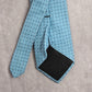 Geoffrey Beene Blue Polka Dot Diamond Geometric 100% Silk Men's Neck Tie