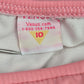 Venus Pink White Medium Cheeky Size 10 Bikini Bottom Swimwear