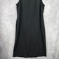 Willow Ridge Black Sleeveless Knee Length Slit Formal Dress Large