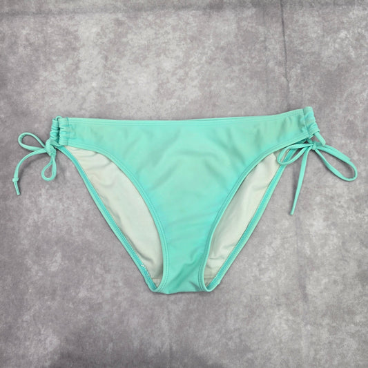 H2oh! Green Cheeky Tie Bikini Bottom Swimwear Medium