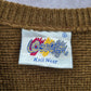 Lcooltex Brown Western Tribal Sleeveless Vintage Y2K Knit Wear Vest Extra Large