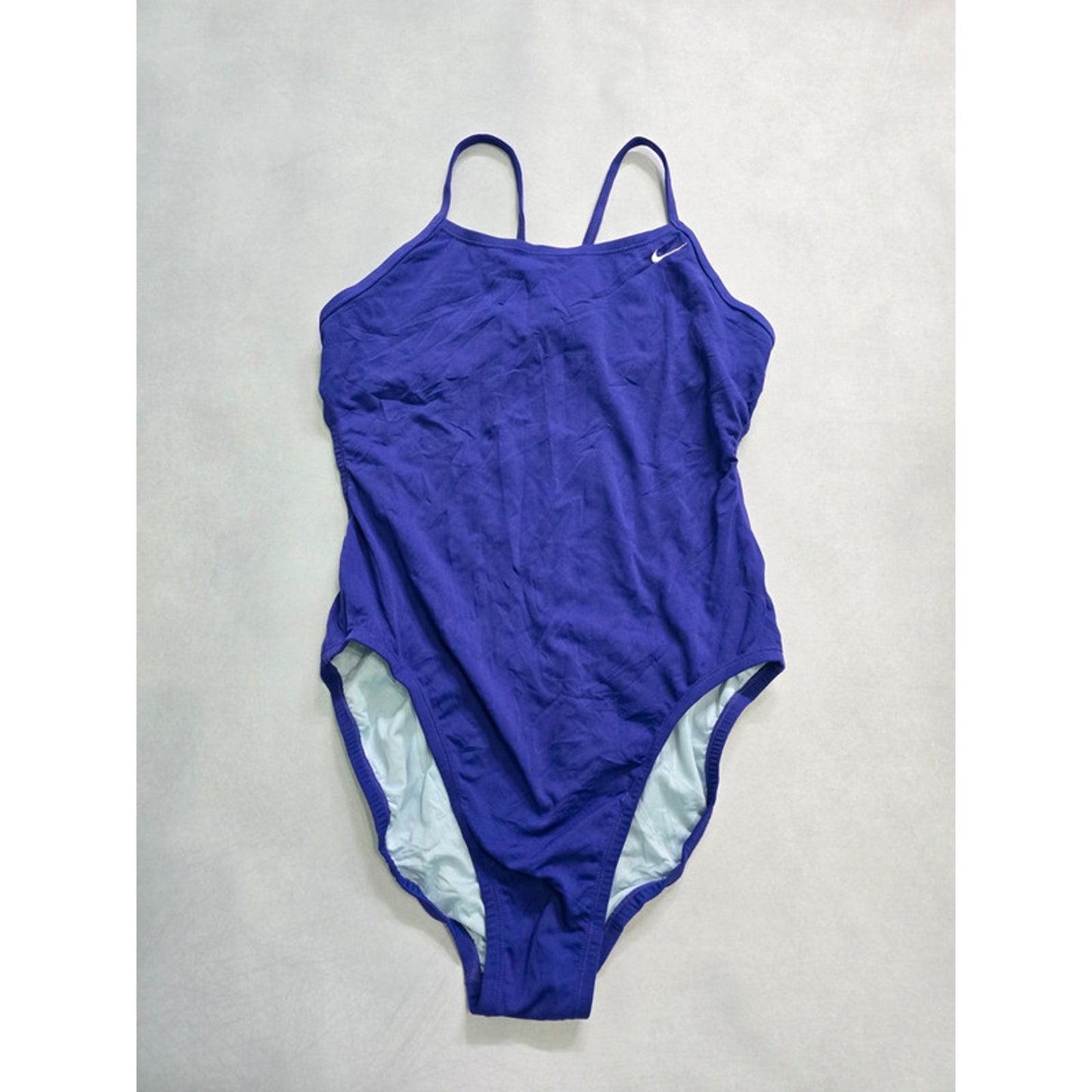 Nike Purple One Piece Swimsuit Beach Vacation Resort Whimsy Boho Medium 8