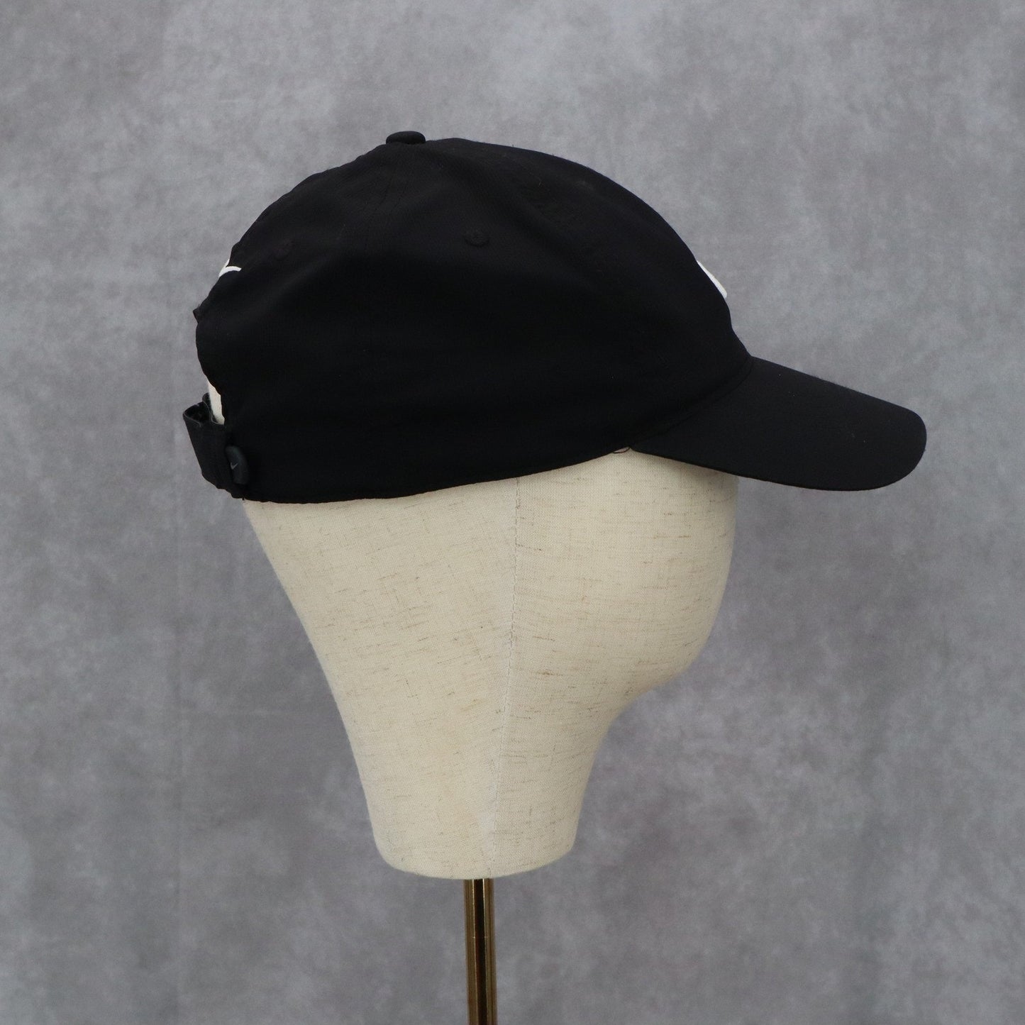 Nike Black Dri Fit Legacy91 Adjustable Athletic Logo Sport Golf Baseball Cap Hat