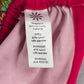 Athleta Pink Floral Scrunch Tie Padded Swimwear Tankini Tank Top Medium 34 B/C