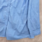 203. Woman Within Blue Button Down Flare Long Sleeve Cotton Top Plus 2X