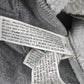 162. Forever 21 Gray Long Sleeve Cotton Sherpa Zip Up Hoodie Small