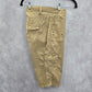 Sonoma Tan Cargo Flat Front Bottoms Pants Shorts Cotton 8