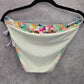 Victoria Secret White Floral Ruffle String Tie Bikini Bottom Swimwear Large