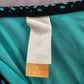 No Boundaries Black Green Eyelet Bikini Cheeky Bottom Swimwear Medium