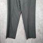Fit Elegance Gray Mens Trousers Executive Tailored Suit Work Dress Pants 38x41