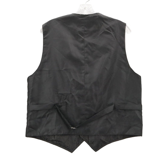 Cody James Black Paisley 5 Button Welt Pocket Point Peak Lapel Tuxedo Vest M 42R