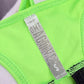 OMT Active Green Racerback Cutout Performance Sports Activewear Tank Top Small