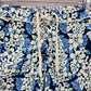 Syko Blue White Floral Board Swim Beach Pants Shorts Small S 7