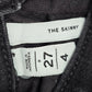 Ann Taylor Loft Black The Skinny Denim Jeans Pants Bottoms Size 4/27