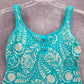 Kim Rogers Blue Floral Padded Swimwear Tankini Tank Top Medium M