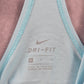 Nike Dri Fit Blue Racerback Athletic Active Sports Tank Top Small