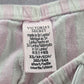 Victoria Secrets Pink White Striped Top Pant Pajama Set Extra Small XS
