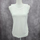 Talbots White Sportswear UPF 50+ Protection Active Tank Top Small Petite SP