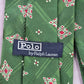 Polo by Ralph Lauren Green Red Geometric 100% Silk Men's Neck Tie