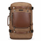 Witzman Brown Convertible Travel Leather Canvas Duffle Large A2020-2 Backpack