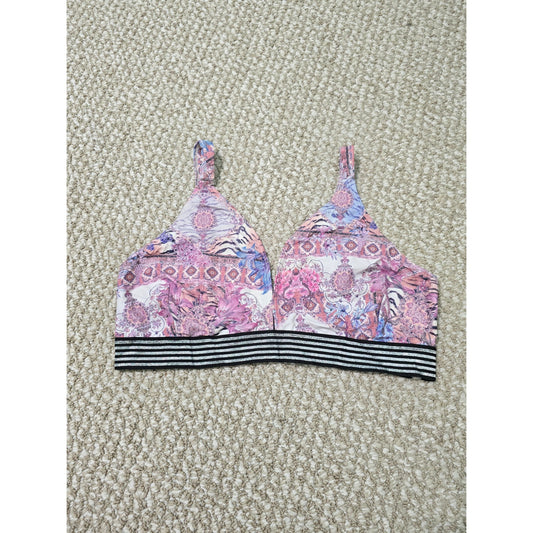 Floral Y2K Beach Resort Vacation Multicolor Bikini Top ASOS Swimsuit Plus 16